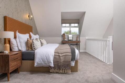With high ceilings and an open staircase giving an airy open feel