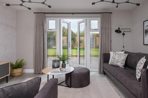 French doors opening to the garden