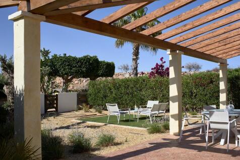 Terrace and garden
