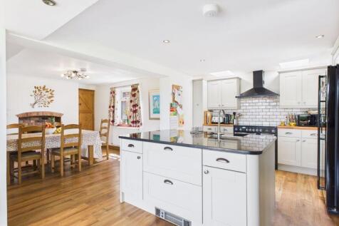 Kitchen into dining room