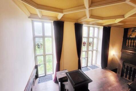 Landing Stained glass windows