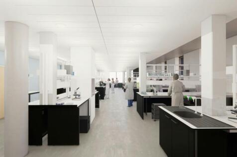 CGI view of laboratory space