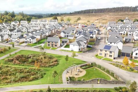 Aerial drone shot of DWH &#64; Countesswells