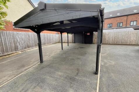 Rear Driveway with carport