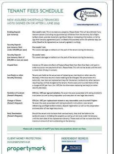 Tenancy Fees