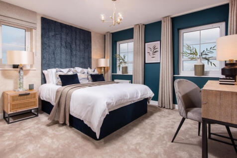 Inside view 4 bedroom detached Radleigh main bedroom