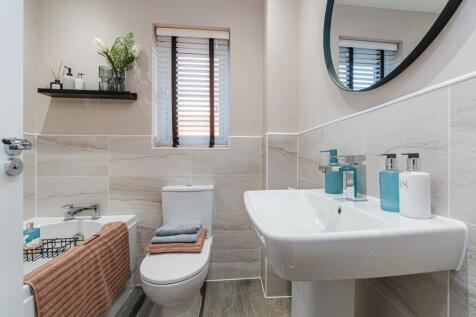 Interior view of the bathroom in our 3 bed Ellerton home