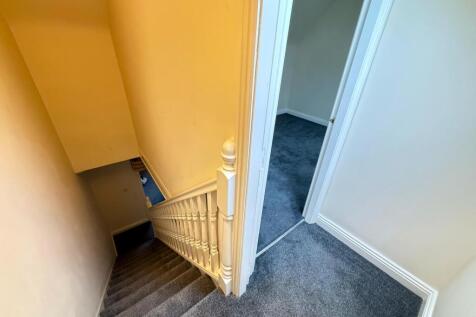 downstairs