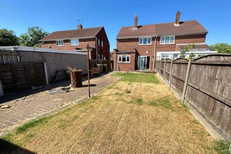 rear of property