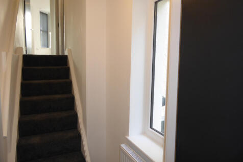 Split level hallway
