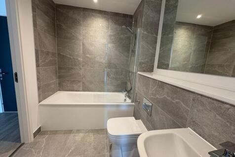 En suite bathroom.