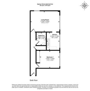 Sixth Floor Flat, 21 Stockwell Court, Gower Road, Haywards Heath RH16 4QP