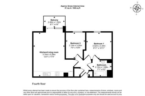 Flat 415 Becket House, New Road, Brentwood, Essex CM14 4GA