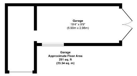 Garage at Silwood Place, St Johns Road, Crowborough, TN6 1RW