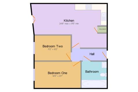 Flat 43, Crecy Court, 10 Lower Lee St, Leicester LE1 3RG