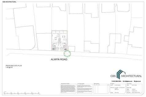 Land adjacent to 69 Woodside, Alwyne Road, Wimbledon, London, SW19 7AE