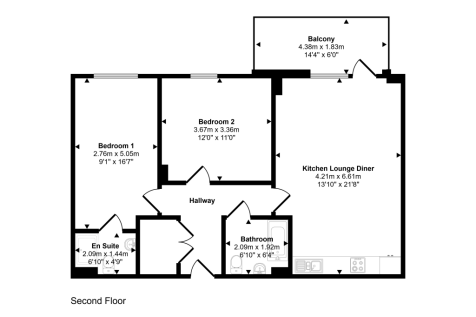 Flat 7, Denman House, 1 New Road, Feltham TW14 9AJ
