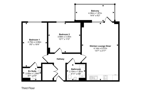 Flat 10, Denman House, 1 New Road, Feltham TW14 9AJ