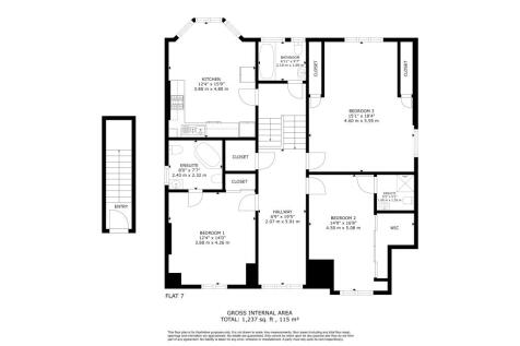 Flat 7, 5 Parklands, Surbiton, Surrey, KT5 8EA