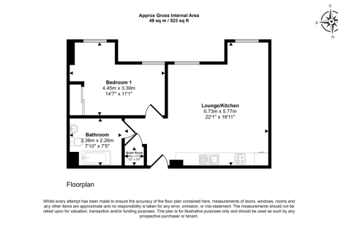 Flat 33, William Shipley House, Knightrider Court, Knightrider Street, Maidstone ME15 6XD