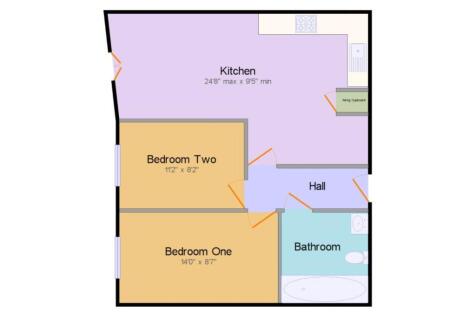 Flat 43, Crecy Court, 10 Lower Lee St, Leicester LE1 3RG