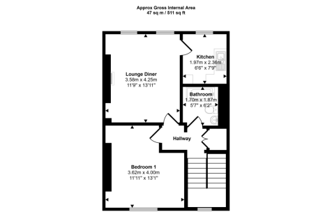 46E Barons Court Road, Barons Court, London W14 9DU