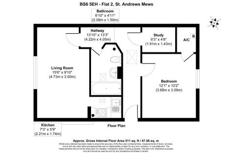 Flat 2, St. Andrews Mews, St. Andrews Road, Montpelier, Bristol, BS6 5EH