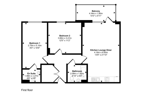 Flat 4, Denman House, 1 New Road, Feltham TW14 9AJ
