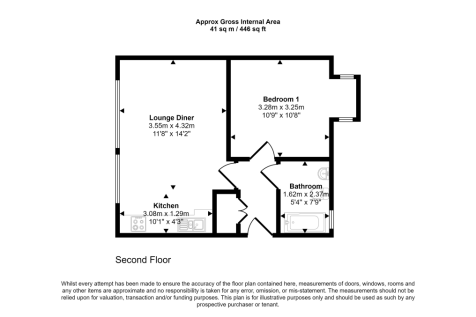 Flat 18 Estreham House, 12 Streatham Place, London, SW2 4PZ