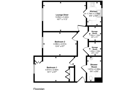 Flat 21 Chancellor Court, Broomfield Road, Chelmsford CM1 1RY
