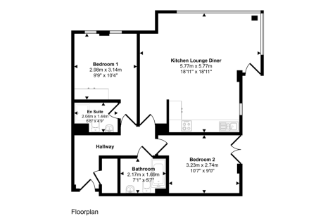 Plot 19, 19 Zinc Court, Block A Apartment, Longfield Centre,  Prestwich, Manchester  M25 1GJ