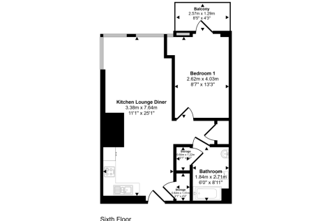 Flat 92 Green Dragon House, 64-70 High Street, Croydon, CR0 1FT