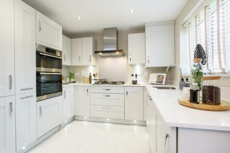 With ample storage space in the modern kitchen