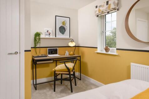 With space to create a work station or dressing area