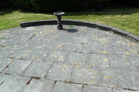 Paved sun patio