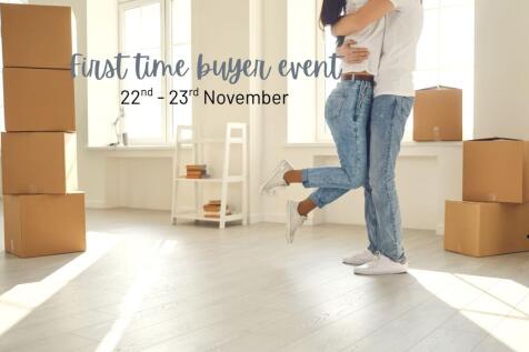First time buyer event weekend in November
