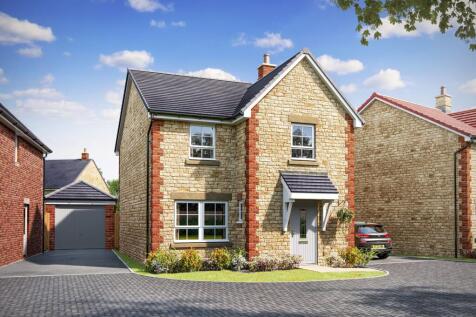 Outside view of the Kingsley. 4 bed home. CGI.