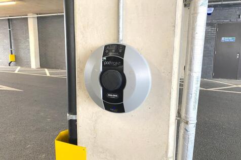 Electric car charging point