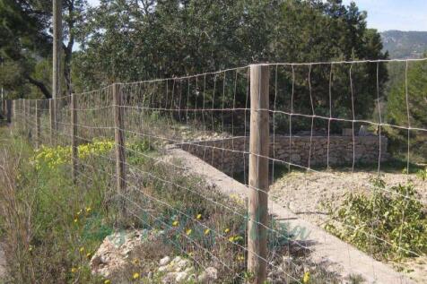 Fenced land