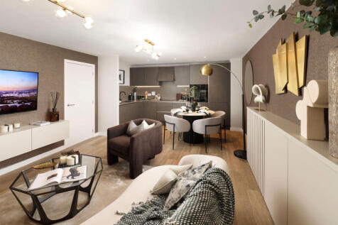 Royal Gateway - internal shot of entire lounge/dining and kitchen