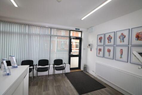 This is the reception area facing the front door.