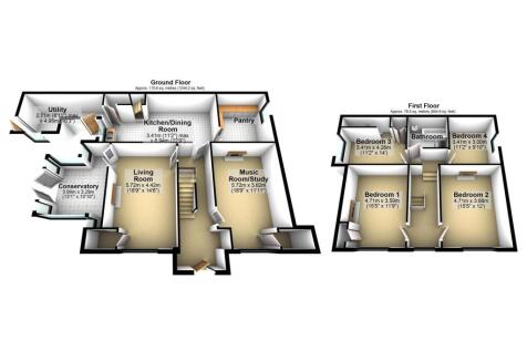 Sycamore Farm 3D Floor Plan