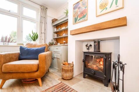 Woodburning Stove in Dining Room