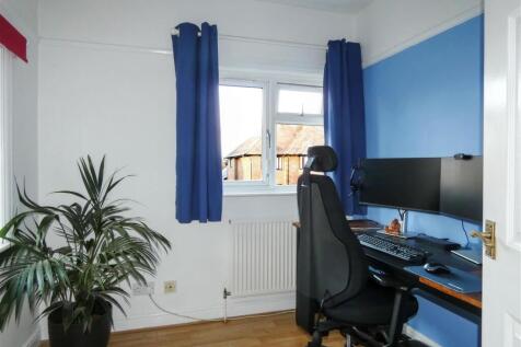 Bedroom Three (currently arranged as a study)