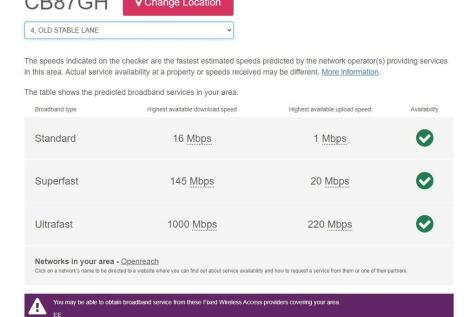 broadband speed