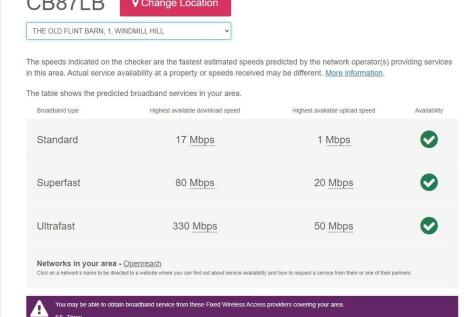 broadband speed