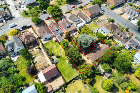 Drone image of pl...