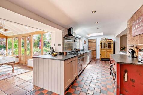 Kitchen Area Open To Garden Room