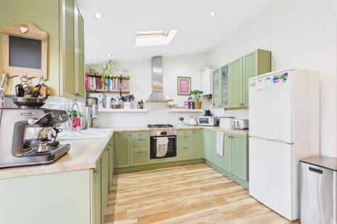 Kitchen with Vaulted Ceiling