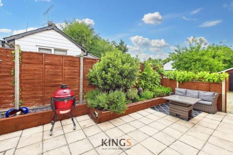 Rear courtyard